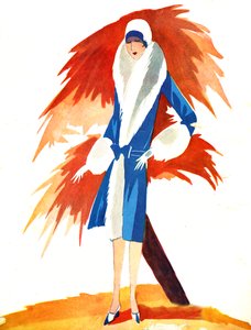 لو ميروار دي مودز سبتمبر 1927 بواسطة فنان غير معروف