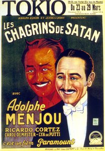 Les Chagrins de Satan أحزان الشيطان بواسطة DWGriffith مع Adolf Menjou 1926 بواسطة غير معروف