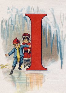 الحرف الأول: سوف ينزلقون. نقش في "ABC L'alphabet des bebes". حجم غير قابل للكسر على القماش في الطباعة الحجرية الملونة. A. Capendu ، محرر ، باريس. أوائل القرن العشرين ، حوالي عام 1905. صور من أصل إنجليزي مصحوبة بكلمات بالفرنسية بواسطة غير معروف