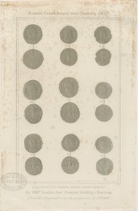 مادلي - عملات رومانية: نقش ، و [سي 1817] بواسطة غير معروف