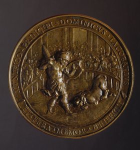 اجتاحت روما ميدالية إحياء لذكرى الطاعون في الأعوام 1656-1657 بواسطة فنان غير معروف