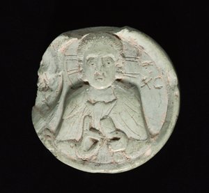 ميدالية مع المسيح حوالي 1200-1400 بواسطة غير معروف