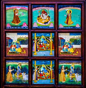 الرسم المصغر والفنون والحرف اليدوية في راجستان وراجستان والهند وآسيا (صورة) بواسطة فنان غير معروف