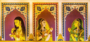 الرسم المصغر والفنون والحرف اليدوية في راجستان وراجستان والهند وآسيا (صورة) بواسطة فنان غير معروف