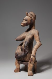 شخصية الأم والطفل ، 1800s-1900s بواسطة غير معروف