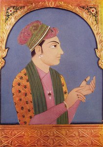 محمد ظفر خان القرن الثامن عشر؛ محمد ظفر خان الملقب بصفدار خان بابي؛ ابن شير خان بابي؛ جوناغاد؛ غوجارات؛ الهند بواسطة فنان غير معروف