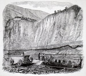 Navvies تعمل على سكة حديد ليفربول - مانشستر. بواسطة غير معروف