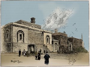 سجن نيوجيت ، لندن بواسطة فنان غير معروف