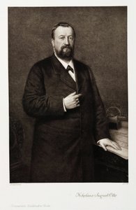 نيكولاس أوغست أوتو ، مهندس ألماني ، حوالي 1870 بواسطة غير معروف