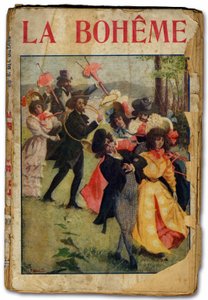 نص أوبرا لا بوهيم للكاتب جياكومو بوتشيني. 1896 (مطبوع) بواسطة فنان غير معروف