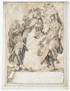 صفحة من ألبوم Amicorum الخاص بـ Philipp Hainhofer ، 1596-1633 بواسطة غير معروف