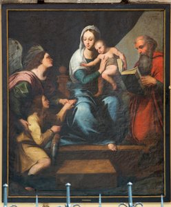 كنيسة الرعية (كنيسة سيدة باميل). الداخلية. تلوين. مجهول. مادونا (مادونا مع السمك ، توبياس). نسخة من رافائيل (؟). بواسطة فنان غير معروف