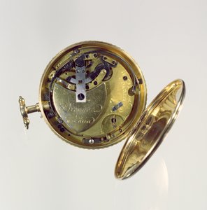 ساعة "Perpetuelle" التي صنعها أبراهام-لويس بريغيه (1747-1823) في باريس بواسطة غير معروف