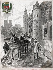 فيليب أوغست. فيليب الثاني ملك فرنسا. بواسطة نيكولاس ليز