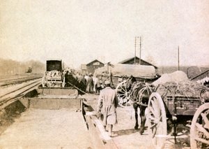 صورة من ألبوم شخصي لأحد ملازم المشاة خلال الأشهر الأولى من الحرب العالمية الأولى بواسطة غير معروف