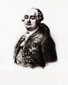 صورة لملك فرنسا لويس السادس عشر (1754-1793) نقش من القرن التاسع عشر بواسطة فنان غير معروف