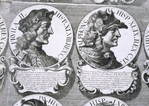 صور من Fruela II و Alfonso IV (litho) بواسطة غير معروف