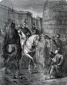 كوينتوس كايسيليوس ميتيلوس ماسيدونيكوس (210-116 ق.م) في اليونان بعد معركة سكاربيا ضد الأشيون في عام 147 ق.م (ميتيلوس في اليونان بعد أن هزم كريتولاوس من ميغالوبوليس في معركة سكاربيا بواسطة فنان غير معروف
