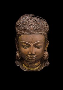 قناع Repousse لشيفا ، القرن الحادي عشر بواسطة غير معروف