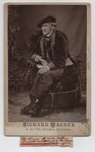 ريتشارد فاغنر (1813-1883) (1868، صورة فوتوغرافية) بواسطة فنان غير معروف