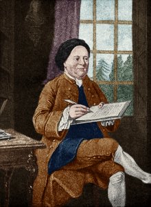صموئيل ريتشاردسون ، صورة. الكاتب الإنجليزي 19 أغسطس 1689 - 4 يوليو 1761. بواسطة ماسون تشامبرلين بواسطة غير معروف