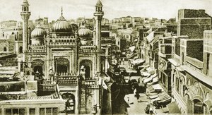 المسجد الذهبي (سونيري) بواسطة فنان غير معروف