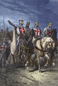قادة الحملة الصليبية الأولى: Godefroy de Bouillon بواسطة غير معروف