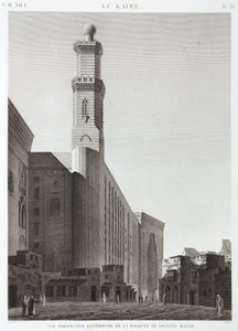 مسجد السلطان حسن ، القاهرة ، مصر عام 1798 بواسطة غير معروف