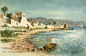 طبريا - بحر الجليل بواسطة فنان غير معروف