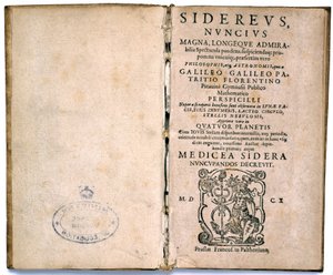 Title page from Galileo