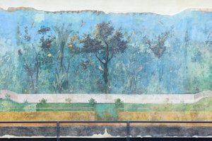 Triclinium of the House of Livia ، جدارية ، 20-10 قبل الميلاد ، المتحف الوطني في روما (المتحف الوطني الروماني) ، روما ، إيطاليا بواسطة فنان غير معروف
