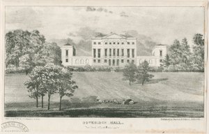 Uttoxeter - قاعة دوفيرج: الطباعة الحجرية ، بدون تاريخ [عام 1839] بواسطة غير معروف