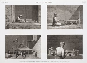صوف وصوف ، حياكة ، مصر ، ج 1798 بواسطة غير معروف