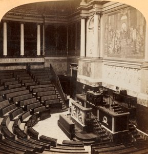 داخل مجلس النواب ، باريس ، فرنسا ، 1900. بواسطة أندروود أند أندروود