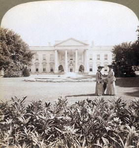 البيت الأبيض ، المقر التاريخي لرئيس الأمم المتحدة - الجبهة الشمالية - واشنطن العاصمة ، 1908 بواسطة أندروود أند أندروود