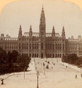 راثهاوس الكبير ، فيينا ، برج النمسا ، ارتفاع 320 قدمًا ، 1899. بواسطة أندروود أند أندروود