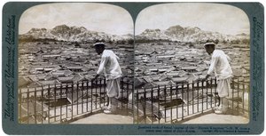الأسطح الممزوجة في سيول ، عاصمة مملكة كوريا الناسك ، 1904. بواسطة أندروود أند أندروود