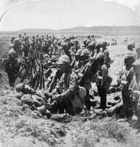 نداء لفة حزين بعد قطع بعض البريطانيين في دوردريخت ، 30 ديسمبر 1900. بواسطة أندروود أند أندروود