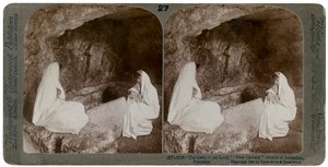 قبر يسوع ، خارج القدس ، فلسطين ، 1904. بواسطة أندروود أند أندروود