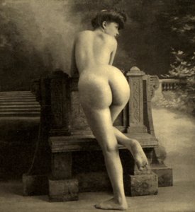 أنثى عارية ، c.1900 (صورة بني داكن)