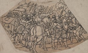 المحاربون على ظهور الخيل بواسطة غير معروف