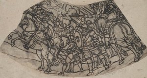 المحاربون على ظهور الخيل بواسطة غير معروف