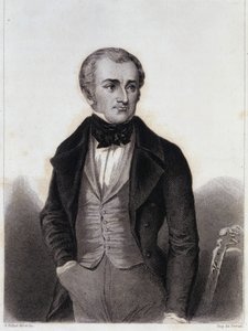 أدولف تيير (1797-1877) - نقش في "تاريخ الحياة السياسية والخاصة لويس فيليب" بواسطة فنان غير معروف