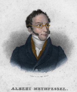 ألبرت جوتليب ميثفيسيل (1785-1869) - مؤلف موسيقي وقائد إنجليزي بواسطة فنان غير معروف