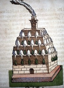 Alchemy: The Athanor Four من كتاب لبييترو أندريا ماتيولي (ماتيولي) (1500-1577). فرانكفورت بواسطة فنان غير معروف