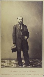 ألكسندر أوستروفسكي - صورة للرسام المسرحي ألكسندر ن. أوستروفسكي (1823-1886) ، مجهول. تصوير بواسطة فنان غير معروف