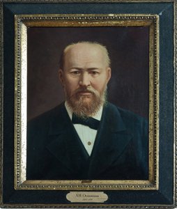 الكسندر أوستروفسكي - صورة للرسام المسرحي الكسندر ن. أوستروفسكي (1823-1886) ، مجهول. زيت على قماش ، النصف الثاني من القرن التاسع عشر ، متحف أ. أوستروفسكي الحكومي ، Shchelykovo بواسطة فنان غير معروف