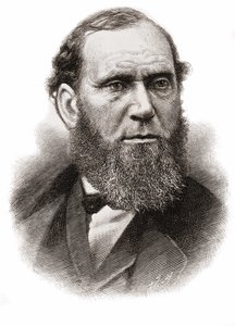 ألان بينكرتون (1819-1884) ، محقق أمريكي من أصل اسكتلندي. بواسطة فنان غير معروف