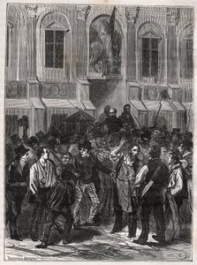 أرماند باربيس ، الثائر الفرنسي (1809-1870) قبل اعتقاله في 12 مايو 1839 - نقش عام 1882 في "Histoire de dix ans: 1830-1840" "Louis-Blanc (1811-1882) بواسطة فنان غير معروف