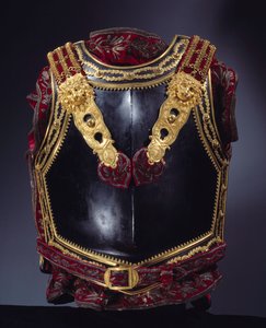 صندوق مدرع مصمم للإمبراطور نابليون الأول (1769-1821) في 1807 لمعركة تيلسيت (تيلسيت) في 1807. باريس ، متحف جوقة الشرف بواسطة فنان غير معروف